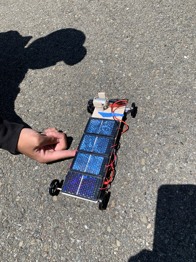 A solar powered device from Solar Camp.