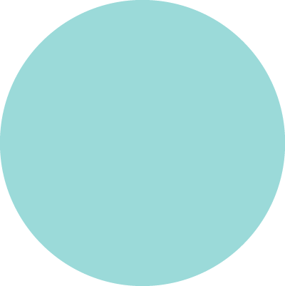 light blue circle